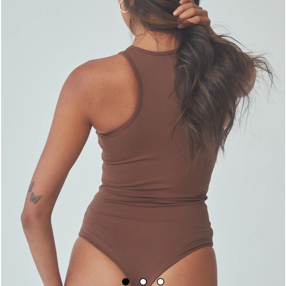 Klassy Network cream/beige Racerback Bramisuit - Picture 9 of 9